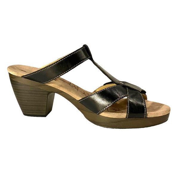 ROMIKA Black Jamaica Studded Nancy 02 COMFORT Block Heel SANDALS Sz 9/ MSRP $130 - Picture 12 of 16